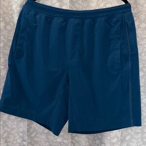 Lululemon Men's Athletic Shorts in Deep Teal Blue Size Large
